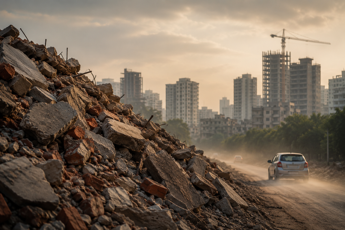 India's Air Pollution Has an Overlooked Culprit: Construction and Demolition Waste