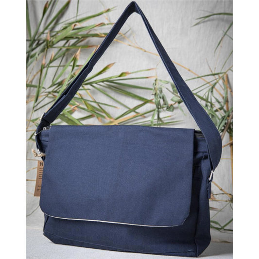 Eco-Warrior Canvas Messenger Bag