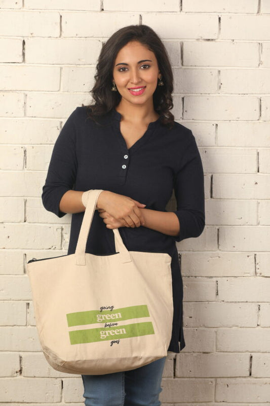 Going Green Soft Tote Bag